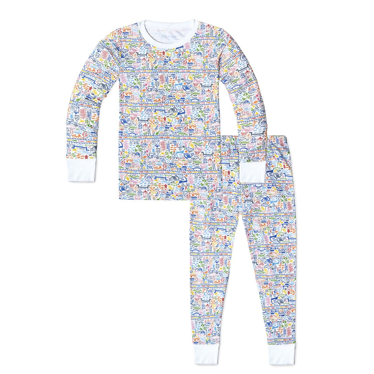 Joy Street Kids Cape Cod Pajamas, multi