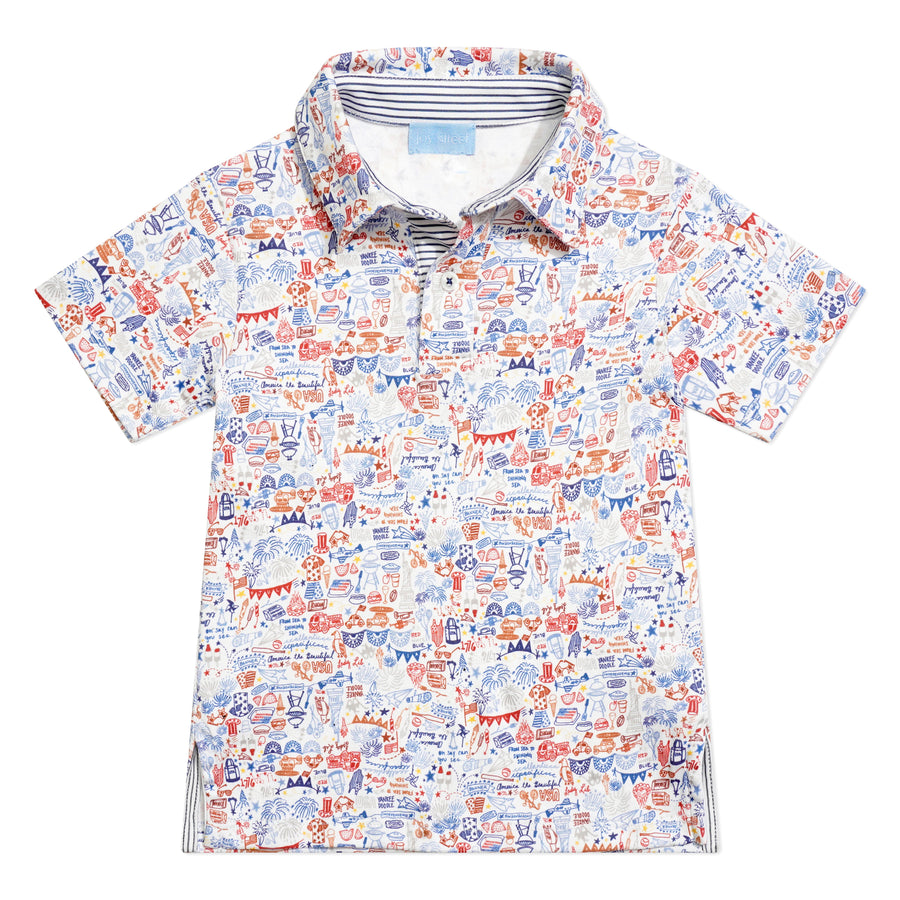 USA Boy's Polo Shirt