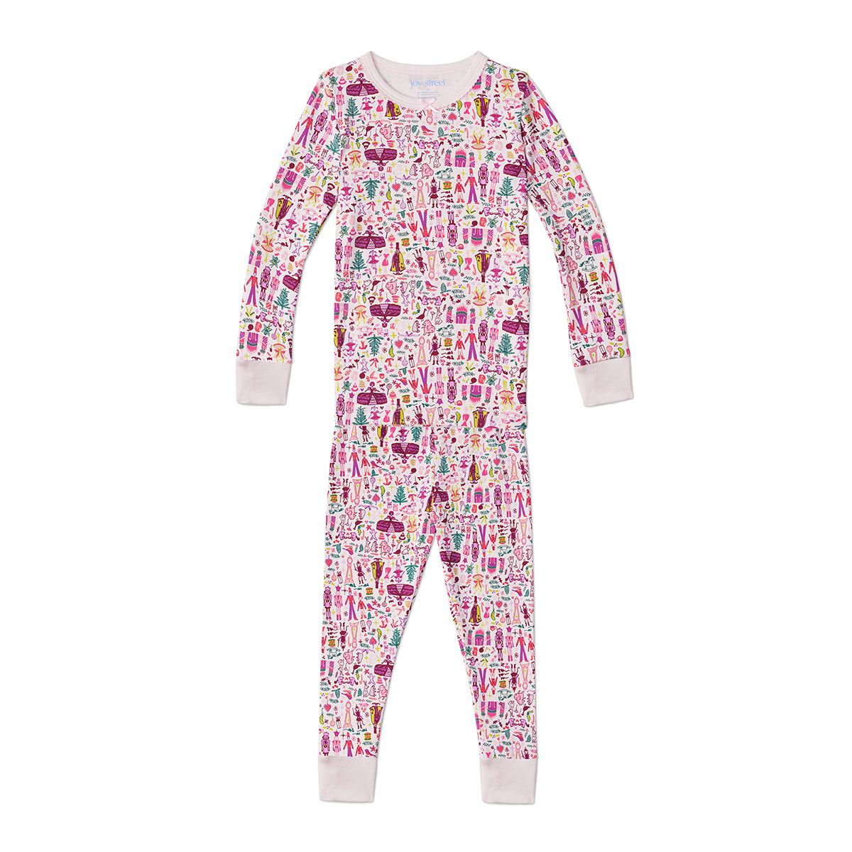 Nutcrakcer Kids Two PIece Pajama, Pink