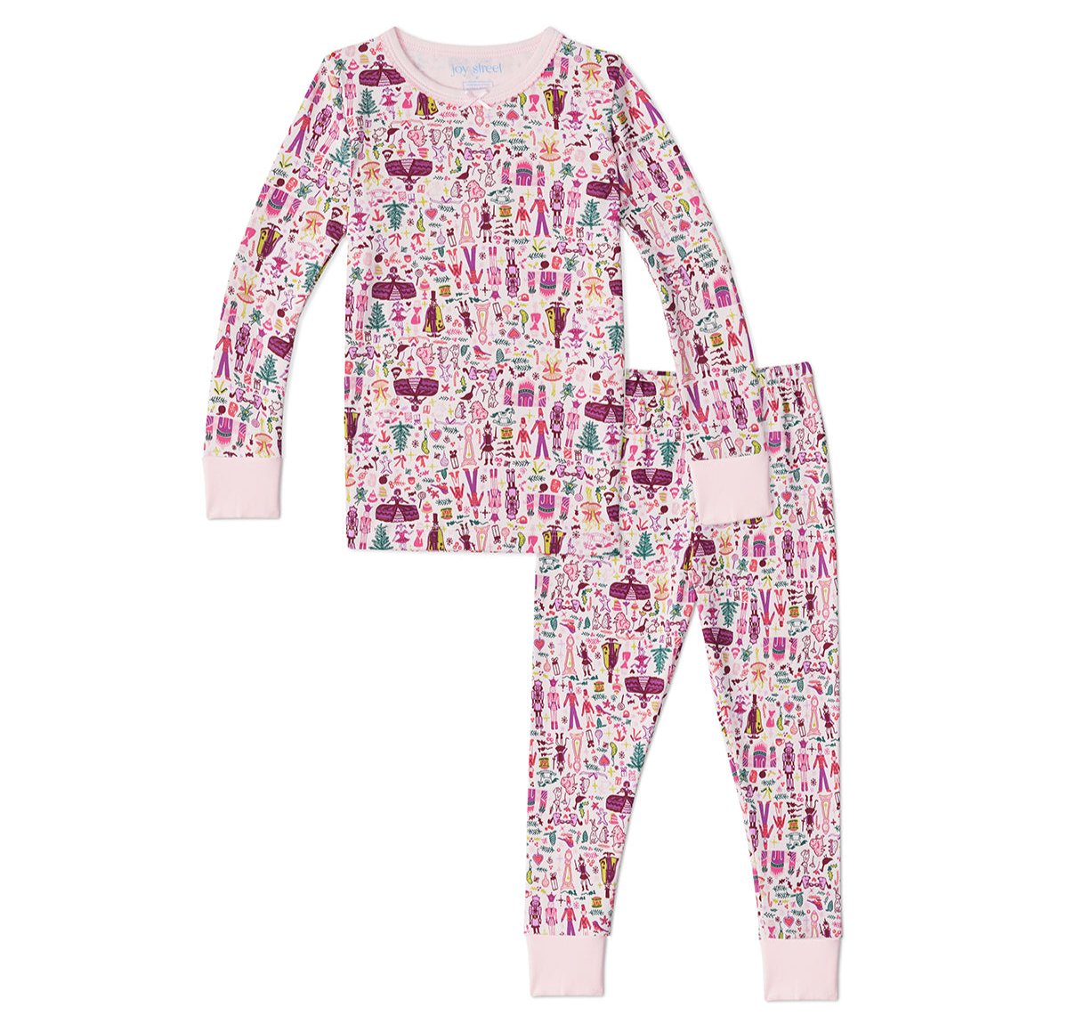 Nutcrakcer Kids Two PIece Pajama, Pink