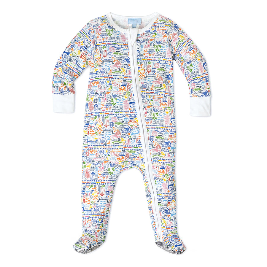 Cape Cod Zip Onesie