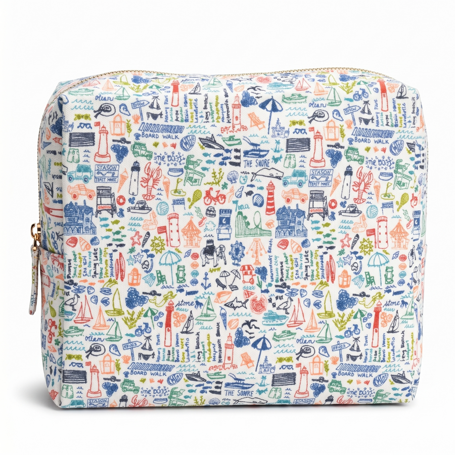 Jersey Shore Large Travel Pouch