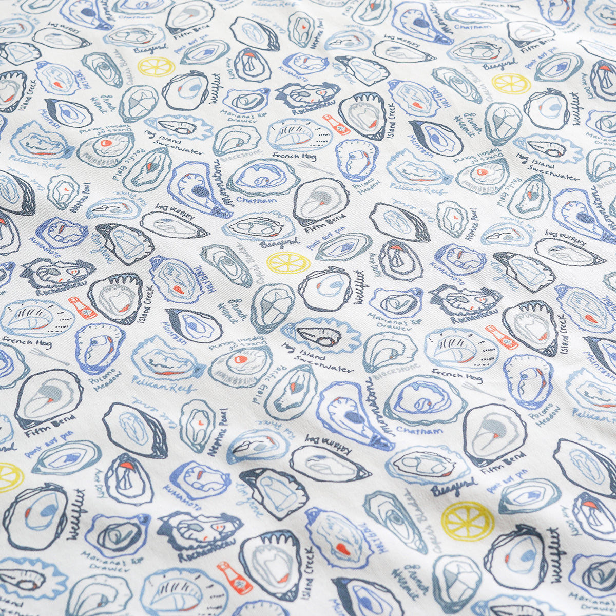 Oyster Print Detail Shot