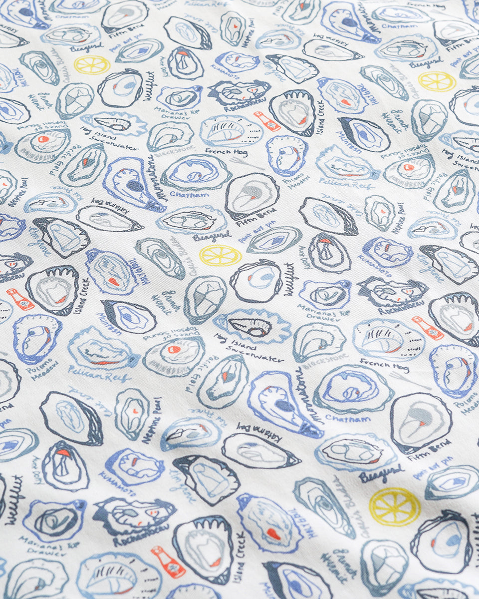 Oyster Print Detail Shot