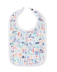 Jersey Shore Print Baby Bib