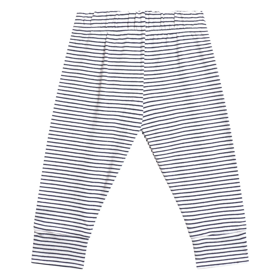 Navy Stripe Baby Pant