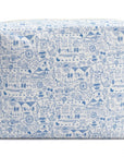 Blue Boston Large Travel Pouch