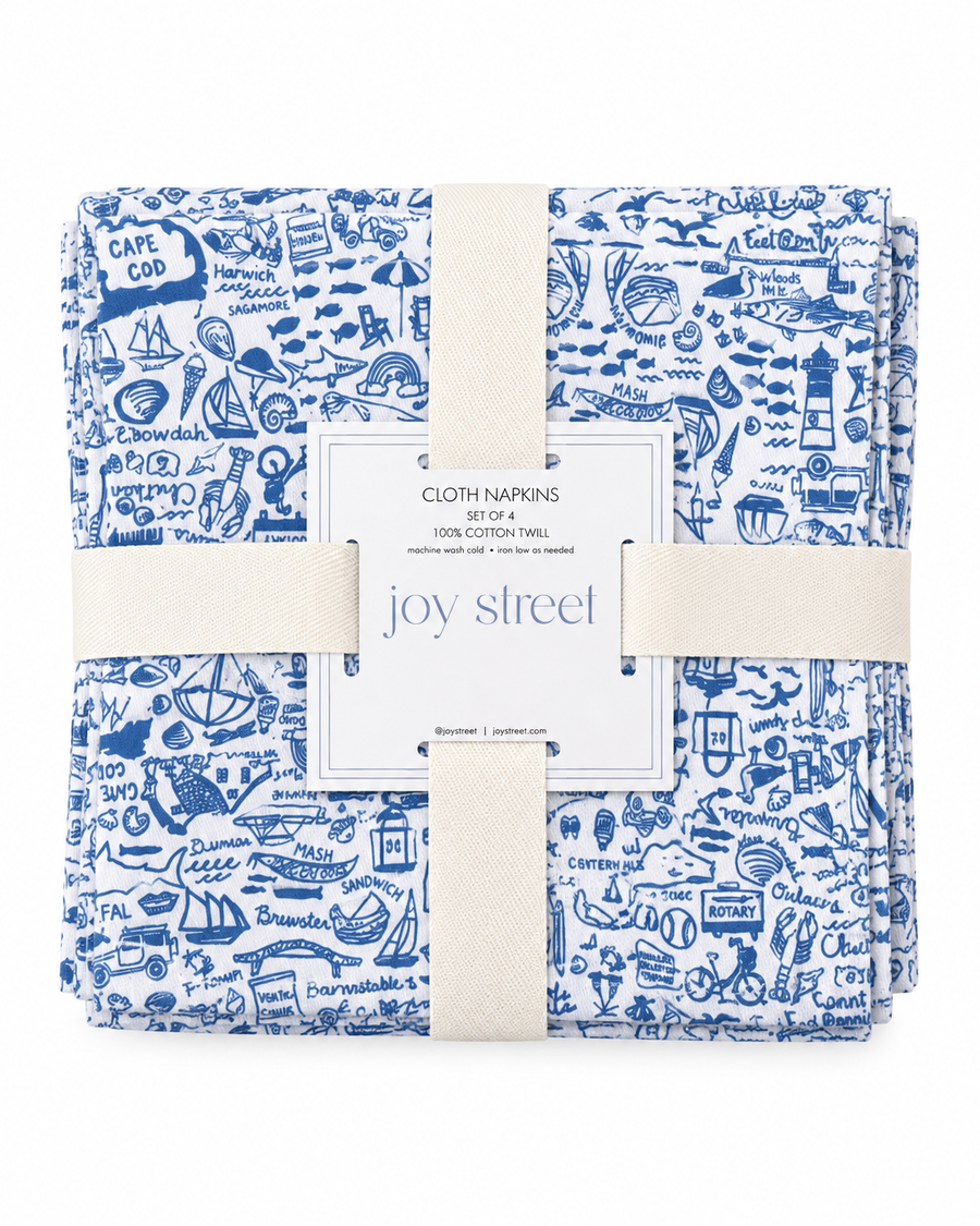 Cape Cod Blue Napkin Set of 4