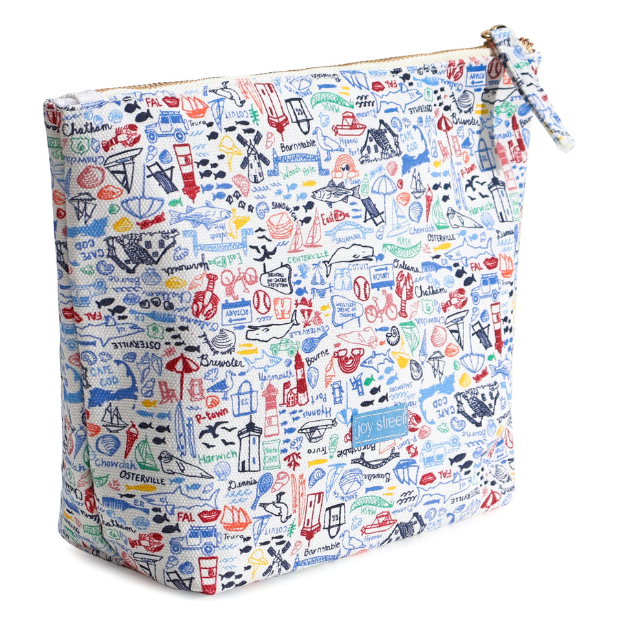 Cape Cod Tapered Zip Pouch