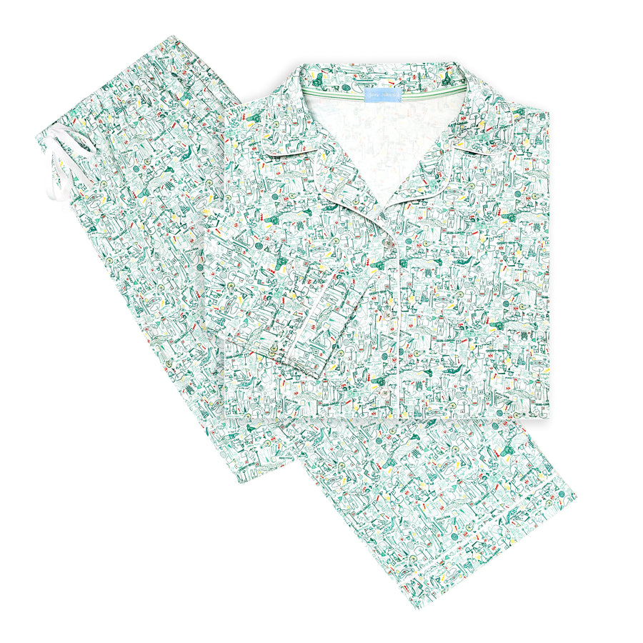 Golf Women’s Button Front Long Pajama Set