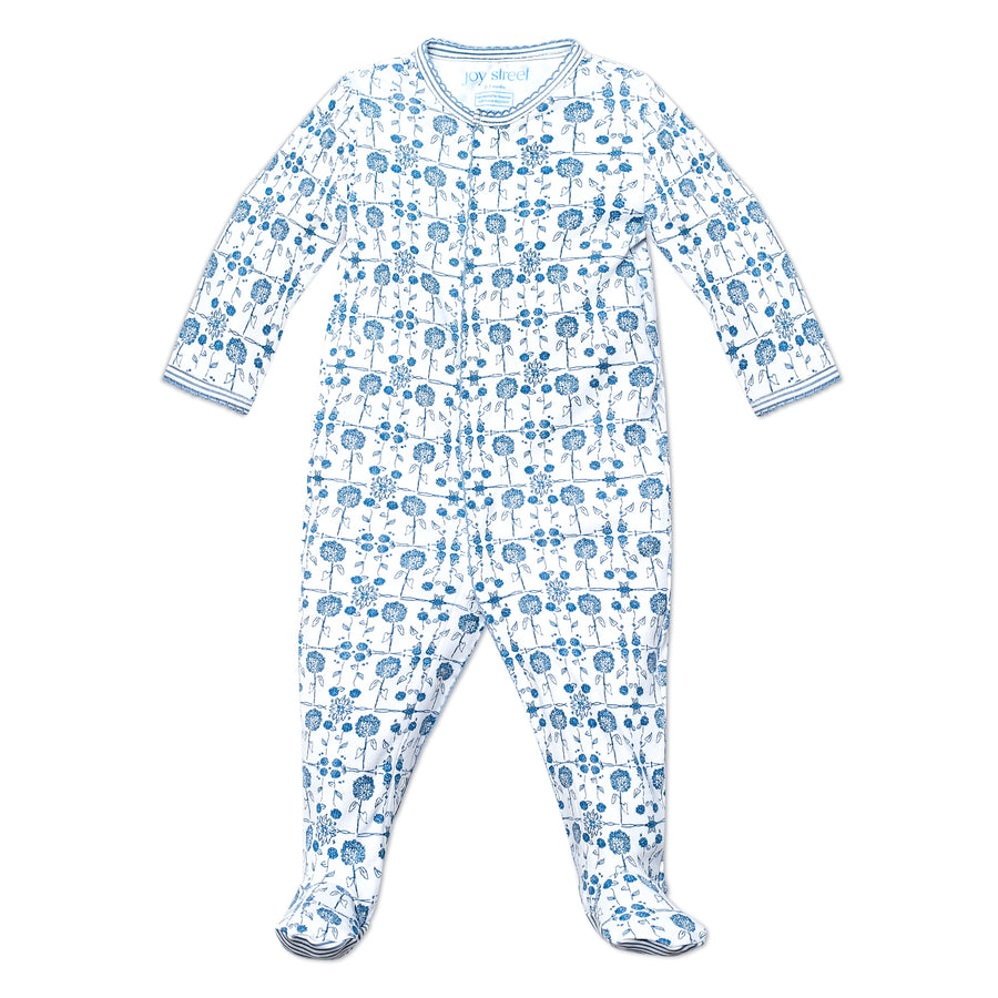 Blue Hydrangeas Snap Baby Onesie