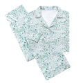 Ireland Women's Button Front Long Pajama Set