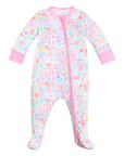 Mahjong Zip Baby Onesie
