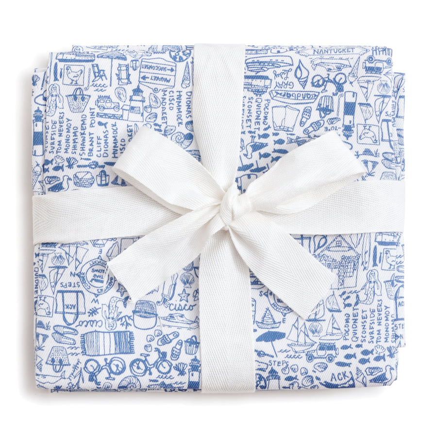 Nantucket Blue Napkin Set of 4