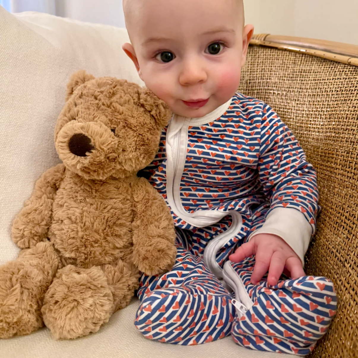 JoyStreetNavySailorHeartsOnesie