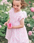 Pink Birth Flowers Lily Play Dress