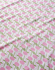 Pink Hydrangeas Women’s Button Polo Short Pajama Set