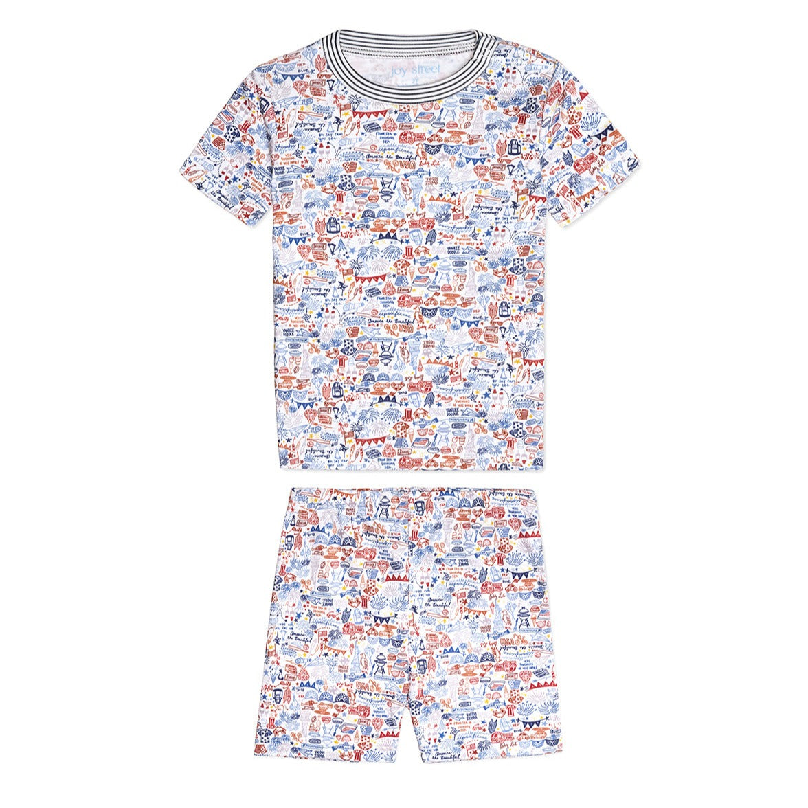 Joy Street Kids USA Short Pajama Set