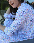 Jackson Hole Women’s Button Front Long Pajama Set