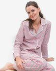 Joy Street Christmas Tree Stripe Women's Long Set