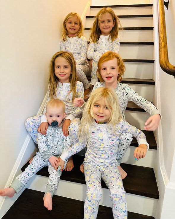 Joy Street Hanukkah Two Piece Kids Henley Pajamas