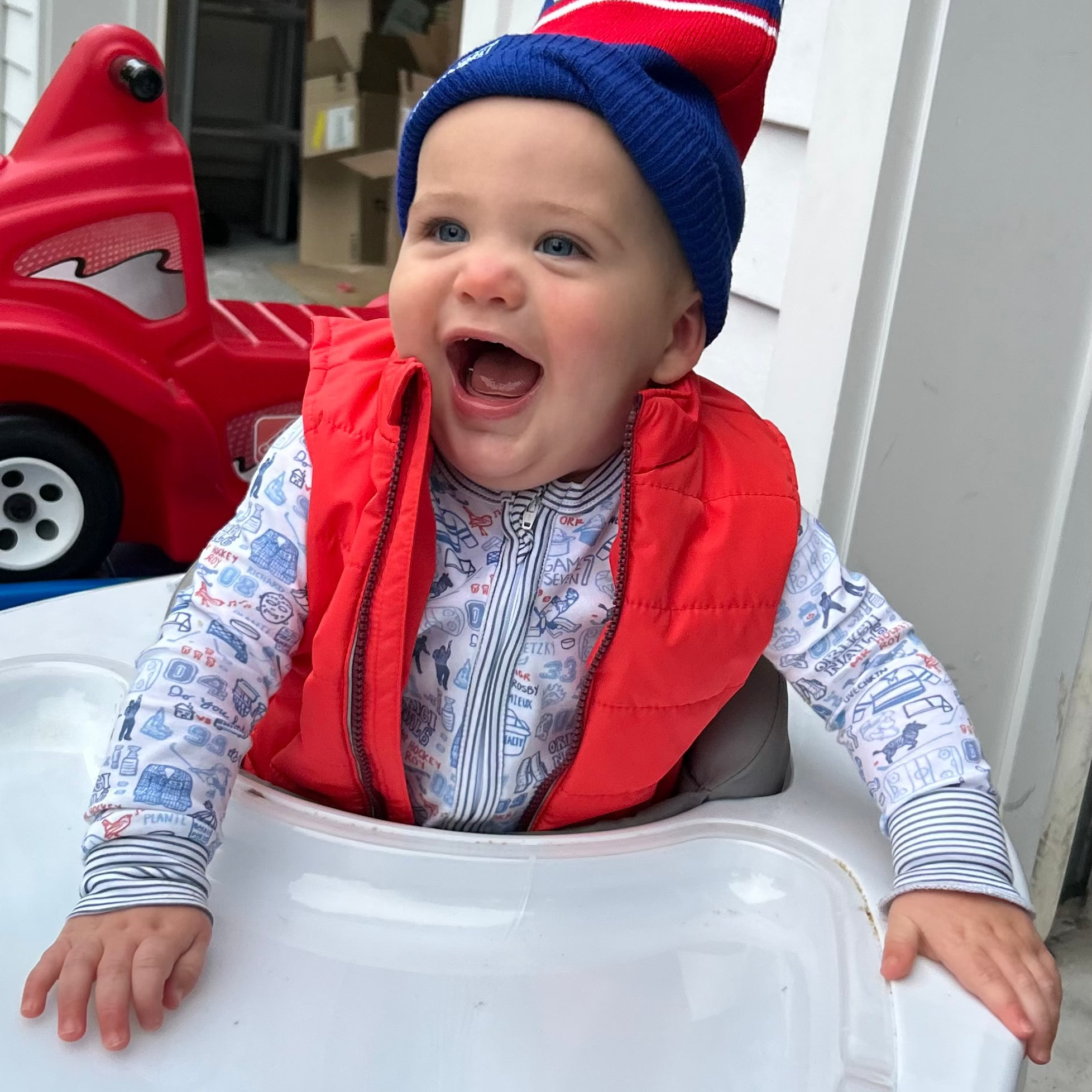 Joy Street Hockey Onesie 