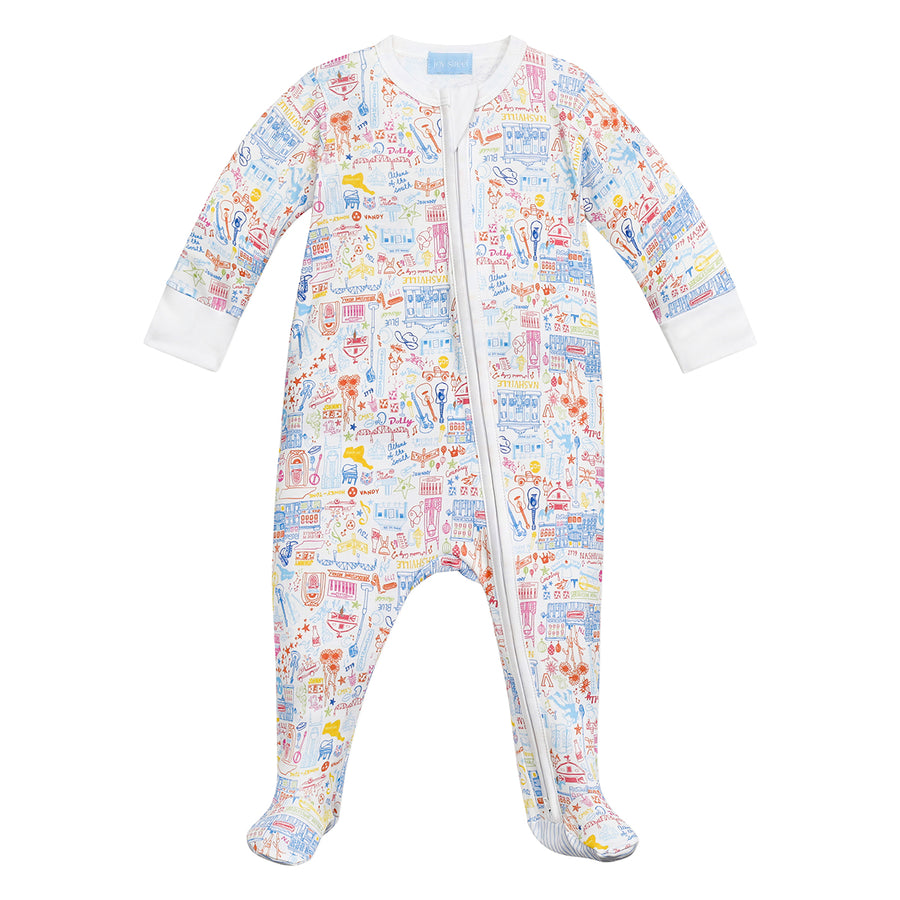 Nashville Zip Baby Onesie