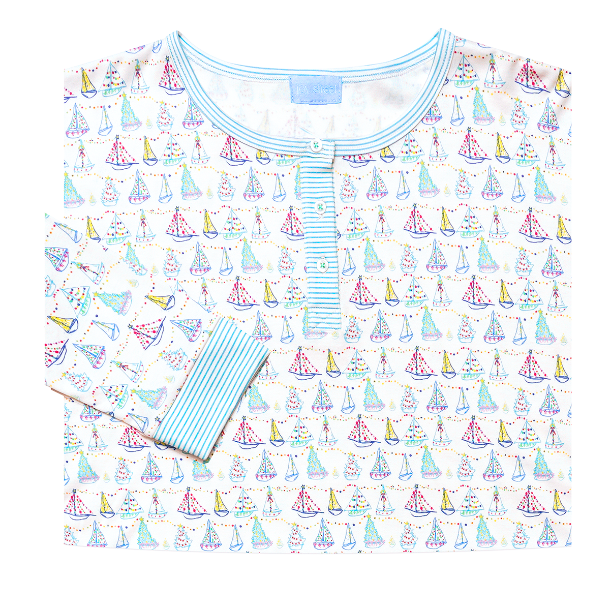 Holiday Harbor Women’s Henley Pajama Set