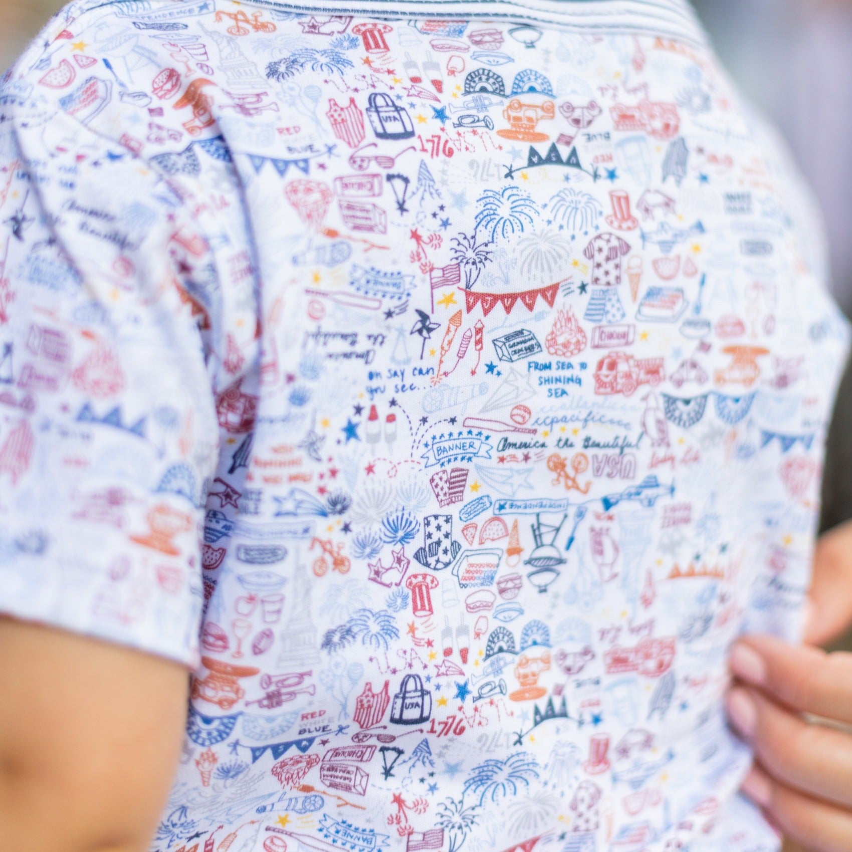 Joy Street Kids USA Pocket tee