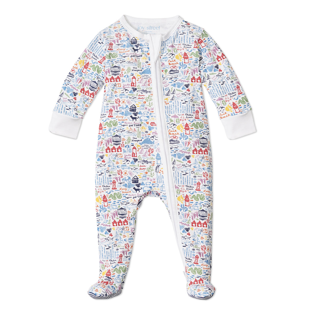 Martha&#39;s Vineyard Zip Onesie