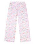 Mahjong Women’s Button Front Long Pajama Set