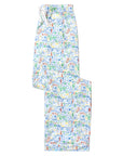 Maine Women's Button Front Long Pajama Set
