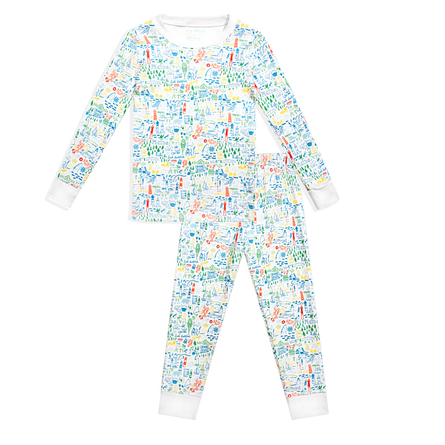 Maine Two Piece Kids Pajamas