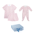 Pink Birth Flowers Mommy & Me Gift Set