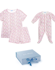 Pink Birth Flowers Mommy & Me Gift Set