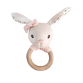 Mon Ami Bunny Wood Rattle