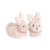 Mon Ami Bunny Slippers in Pink 0-6M