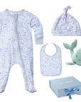 Nantucket baby gift set blue 