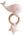 Alimrose Whale Teether Rattle