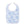 New York City baby bib, blue