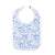 New York City baby bib, blue