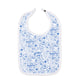 New York City baby bib, blue