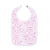 New York City baby bib, pink