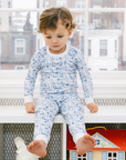 Joy Street Kids New York City Two Piece Pajamas Blue