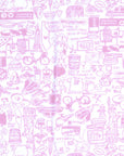 Joy Street Pink New York City Print detail