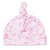 New York City Print Baby Hat, Pink