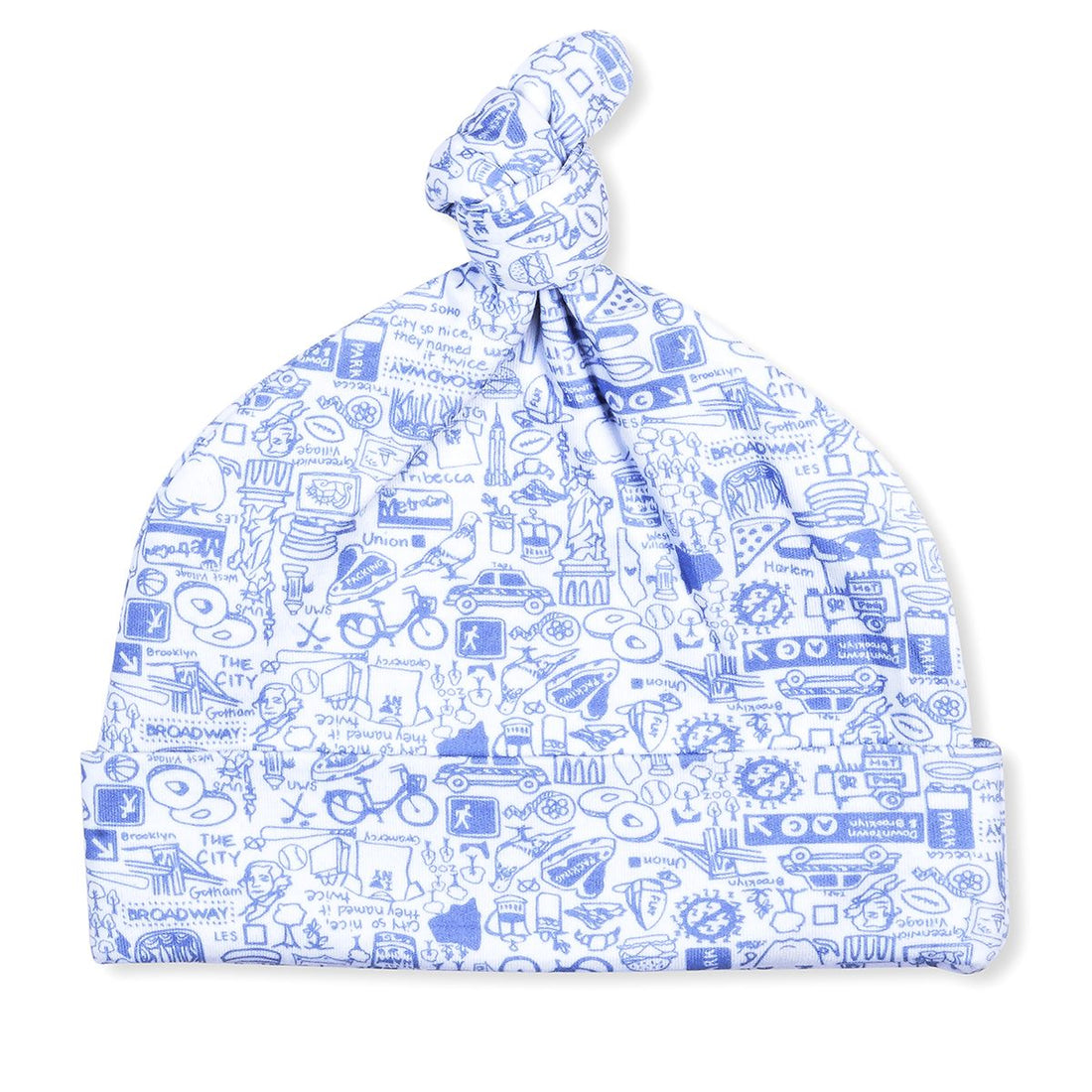 Joy Street Blue New York City Baby Hat