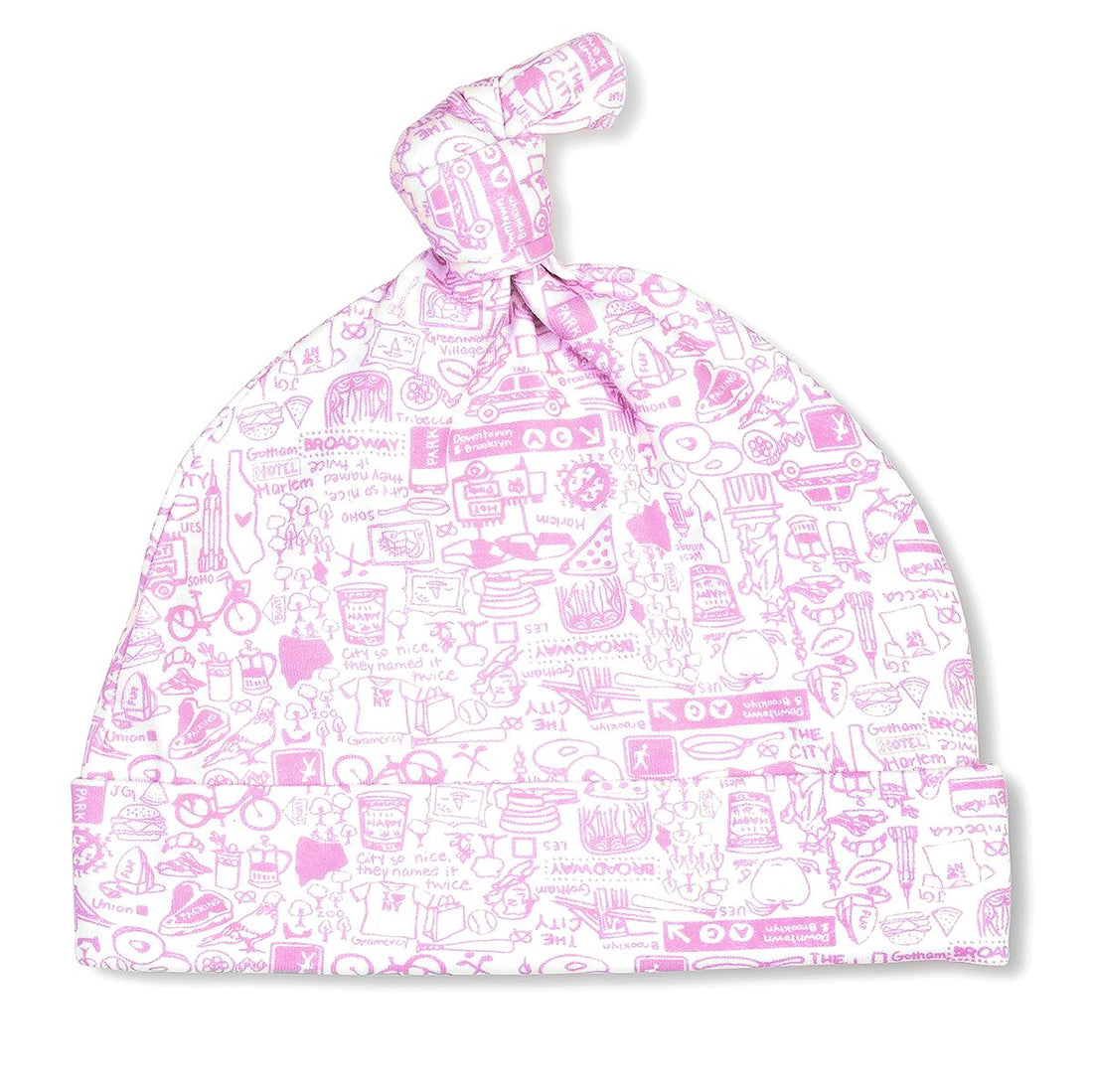 Joy Street Pink New York City Baby Hat