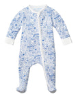 NYC Zip Baby Onesie, Blue