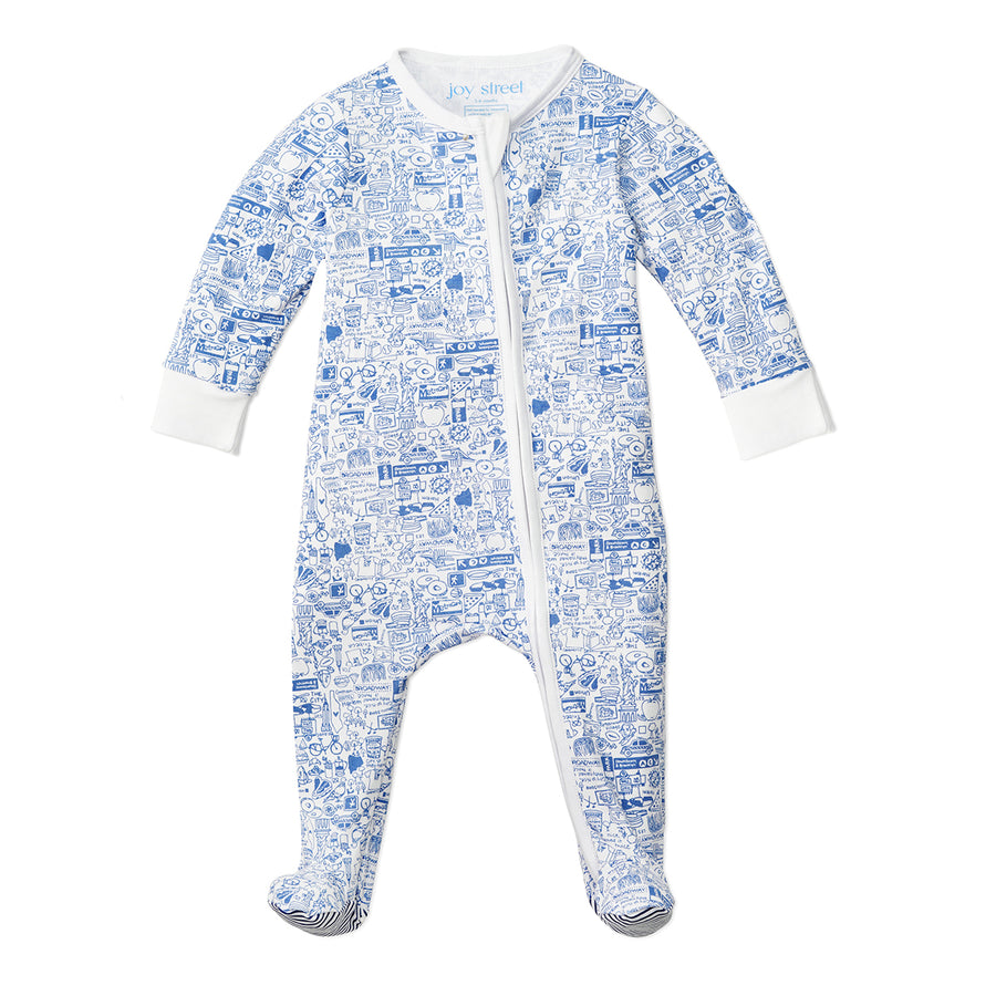 New York City Zip Baby Onesie